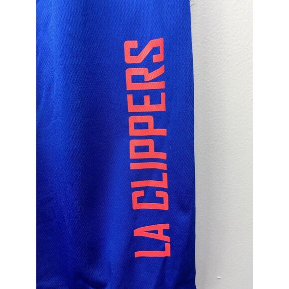 KAWHI LEONARD LA CLIPPERS NBA Athletic Basketball Shorts Mens Small Blue Red - Picture 7 of 8